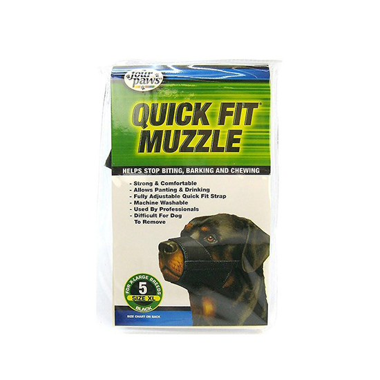 Four clearance paws muzzle